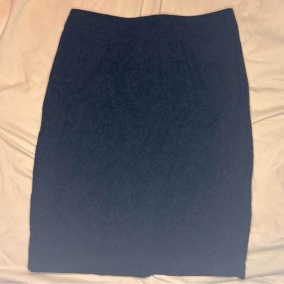 Vintage Central Falls Black Jacquard Pencil Skirt Women’s 6 USA 🇺🇸 - Picture 3 of 7